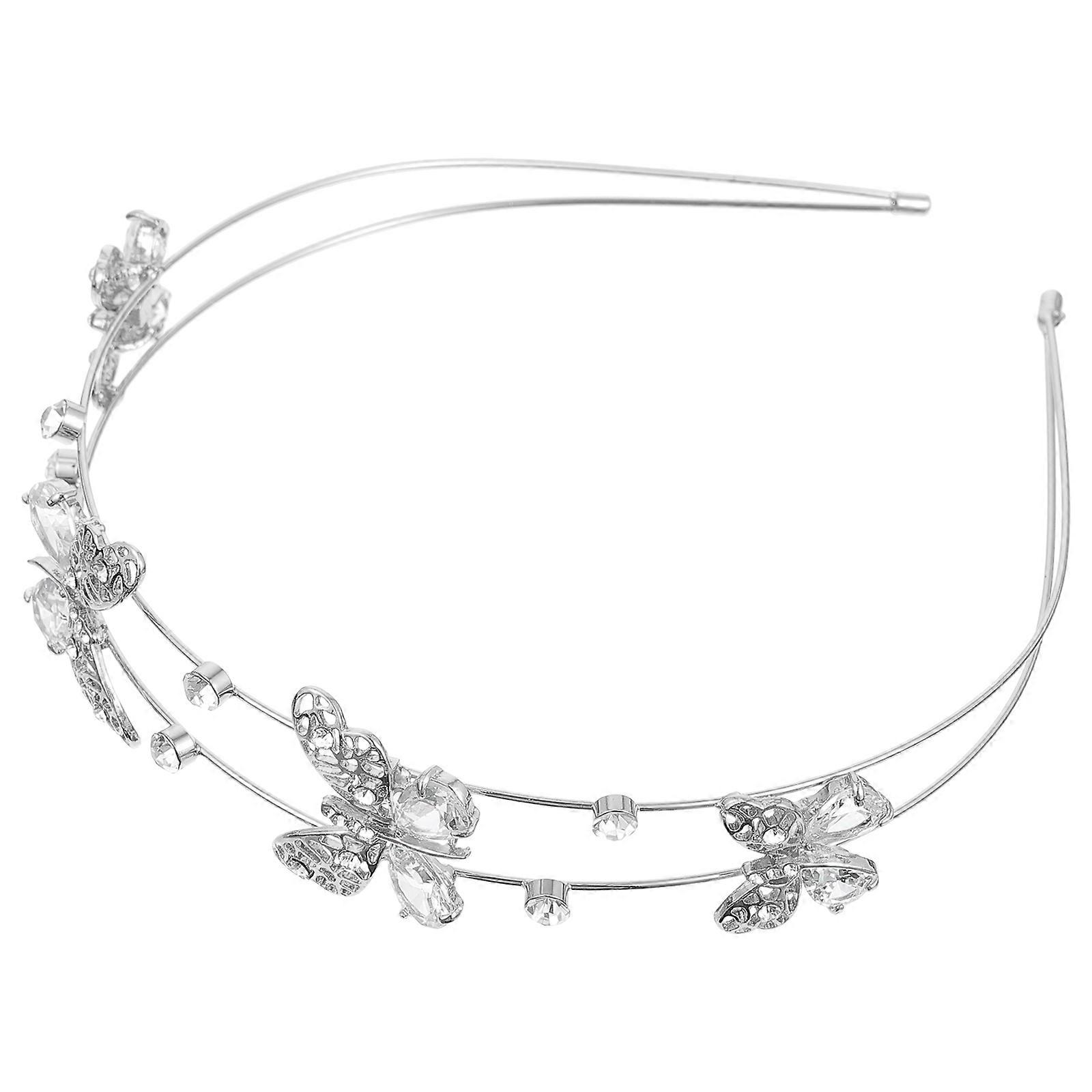 Here's a polished and engaging product description for your **Rhinestone Butterfly Headband**:
✨ **Elegant Rhinestone Butterfly Headband for