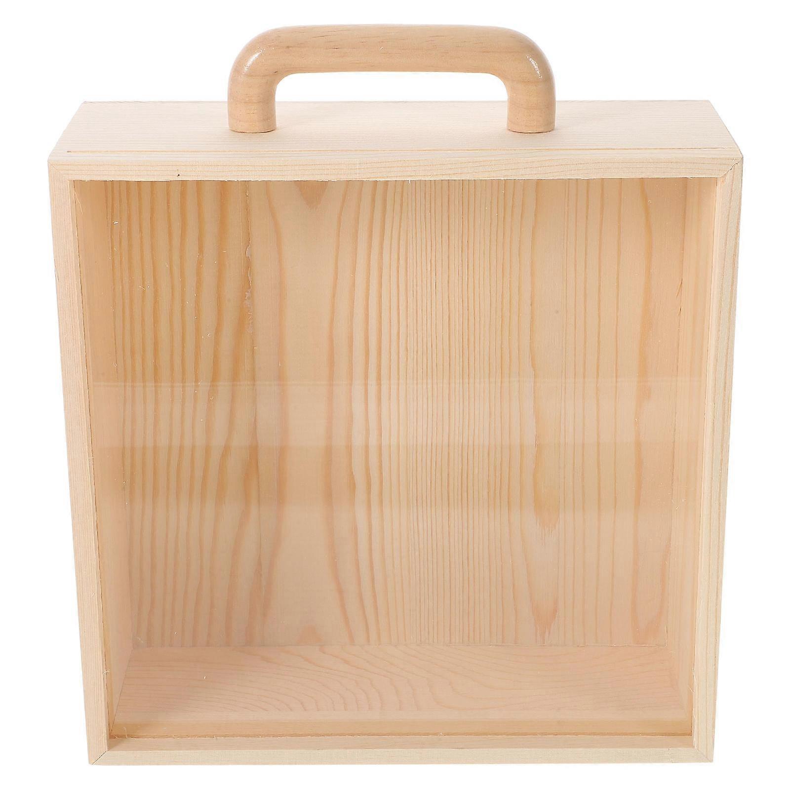 Wedding Favor Boxes Wooden Design For Guests Storage 1Set