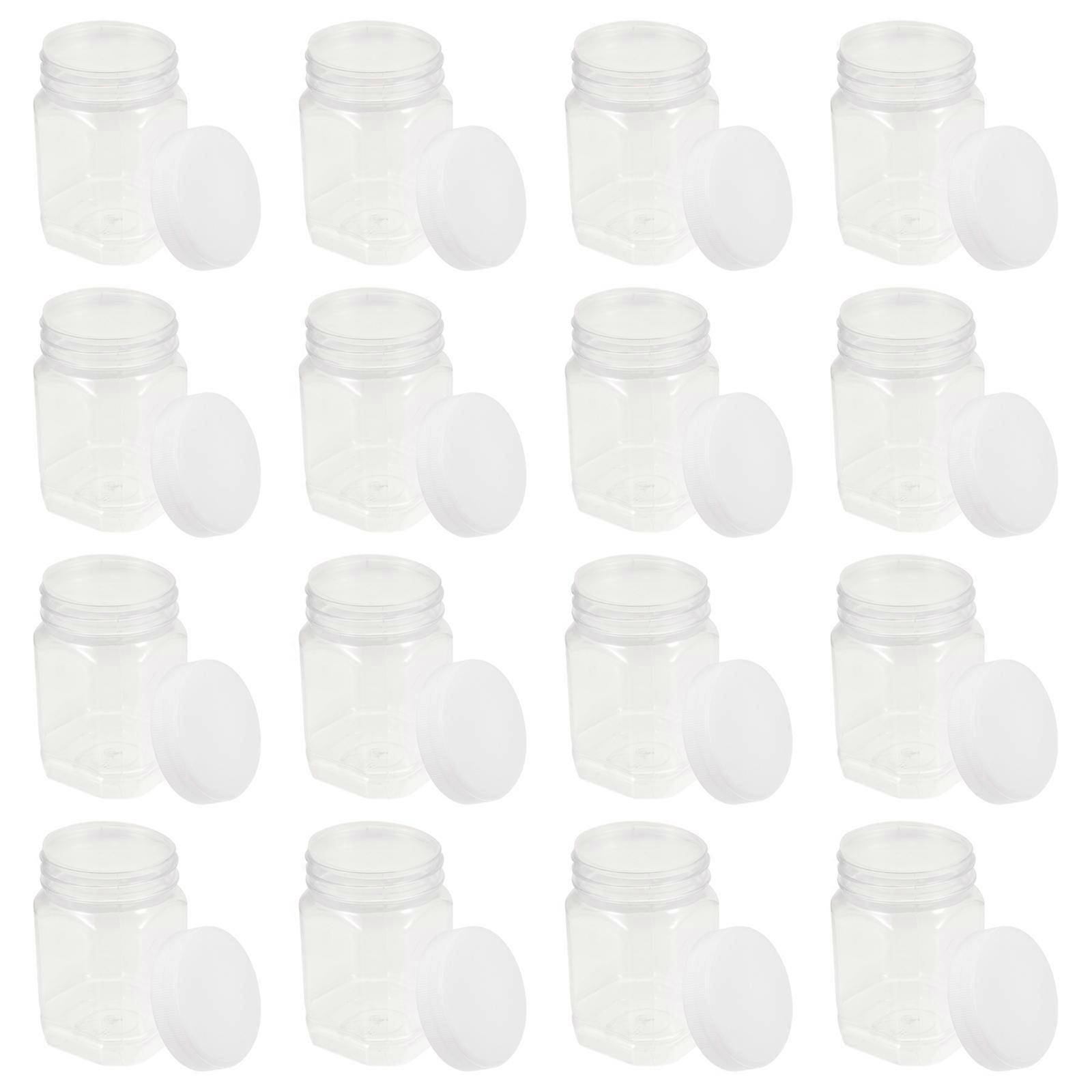 Food Preservation Square Jars For Storage Jars Transparent Ideal For Family Gatherings With 16Set