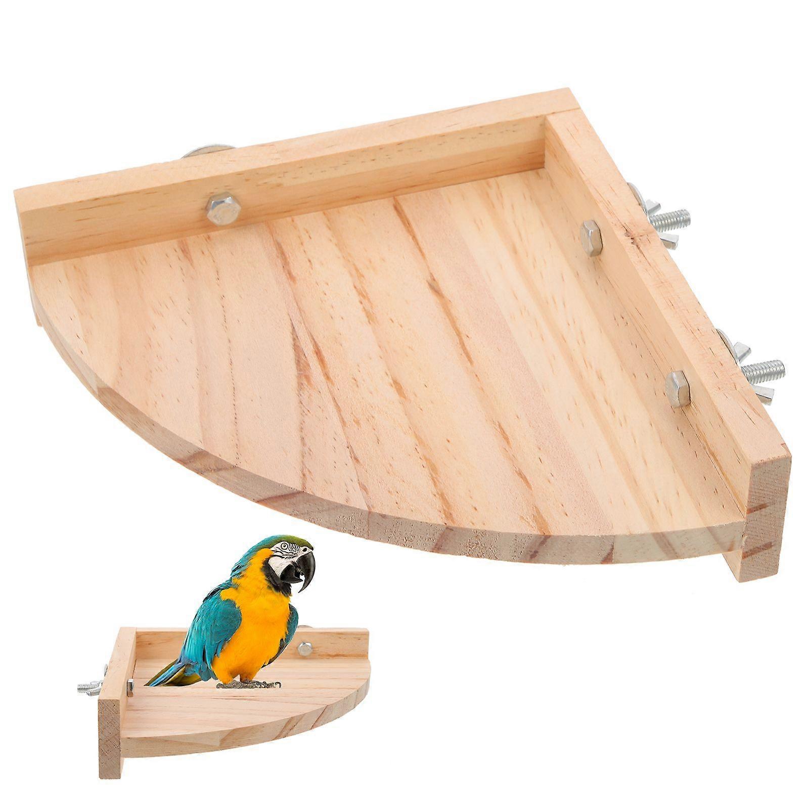 Loro Perca de pie Pájaros Perca Plataforma Loros de madera Perca de madera de pie