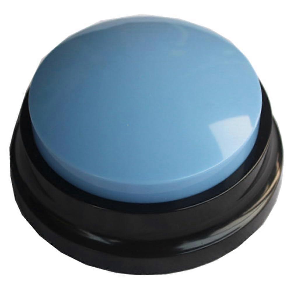 4 Pieces Pet Recordable Button, Dictation Machine, Talking Toy, Pet Training Device, Squeeze Box, Music Box, Blue