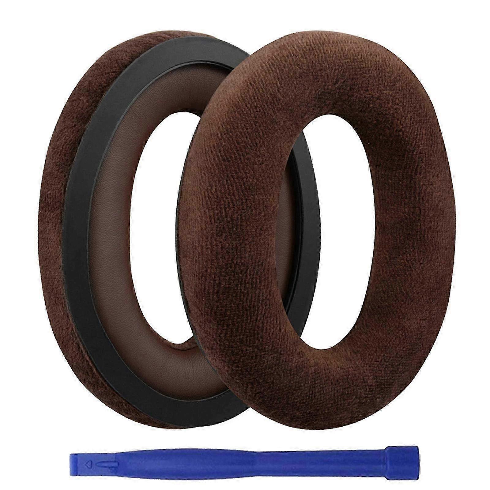 Replaceable Memory Foam Earpads Compatible with Sennheiser HD598 CS & HD599 Headphones, Brown Soft Ear Cushions Replacement Pads for Repair & Comfort