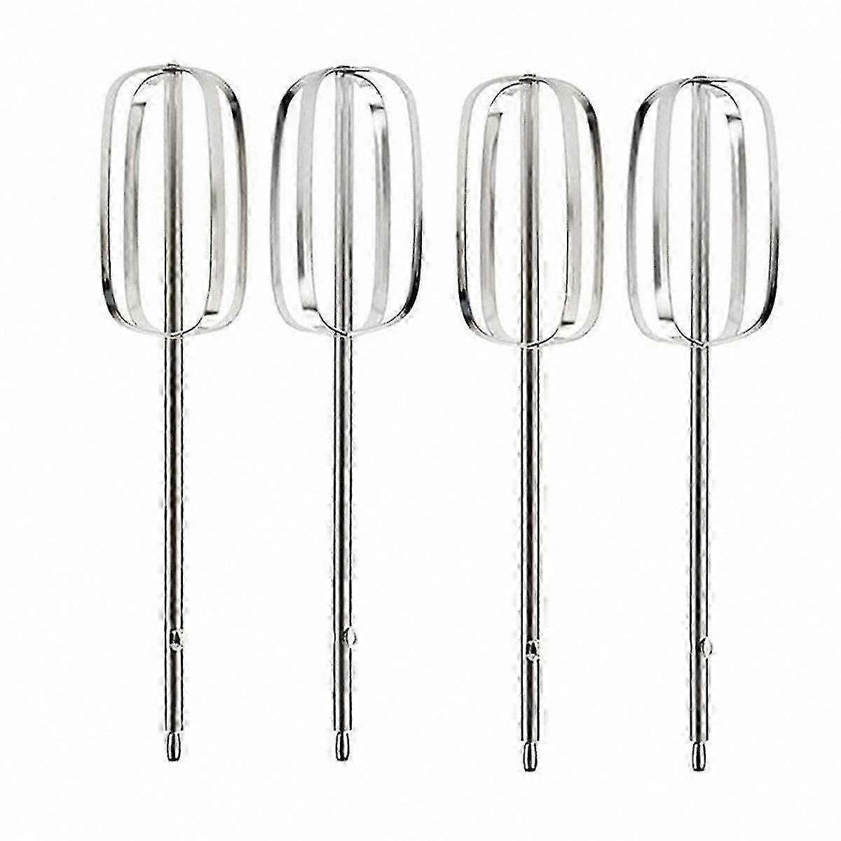 4-Pack Replacement Beaters for Hand Mixers, Durable Mixing Blades Attachment