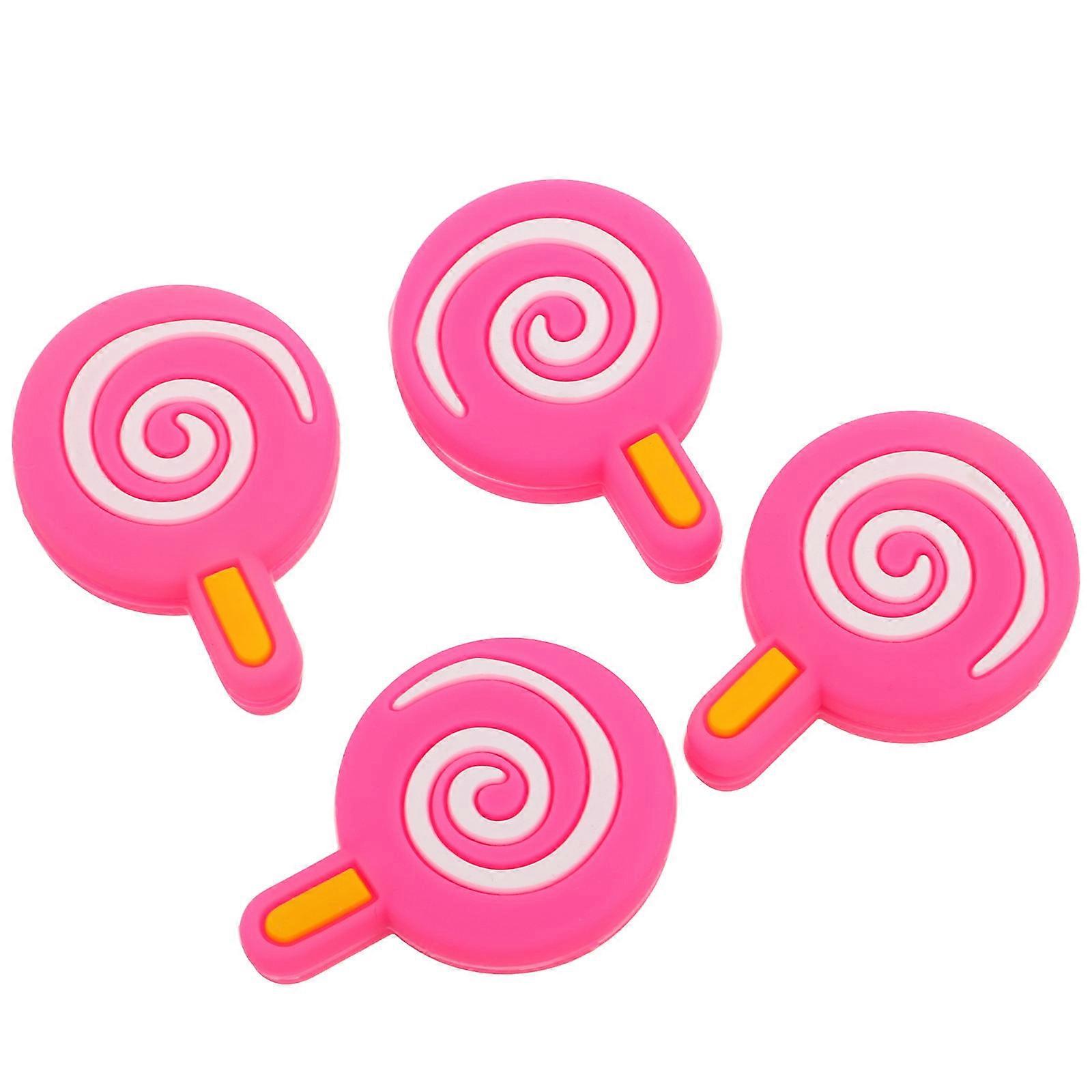 4 Pcs Silicone Lollipop Tennis Racket Dampener Shock Absorbers For Tennis Playing And Vibration Control Designed For Tennis Lovers