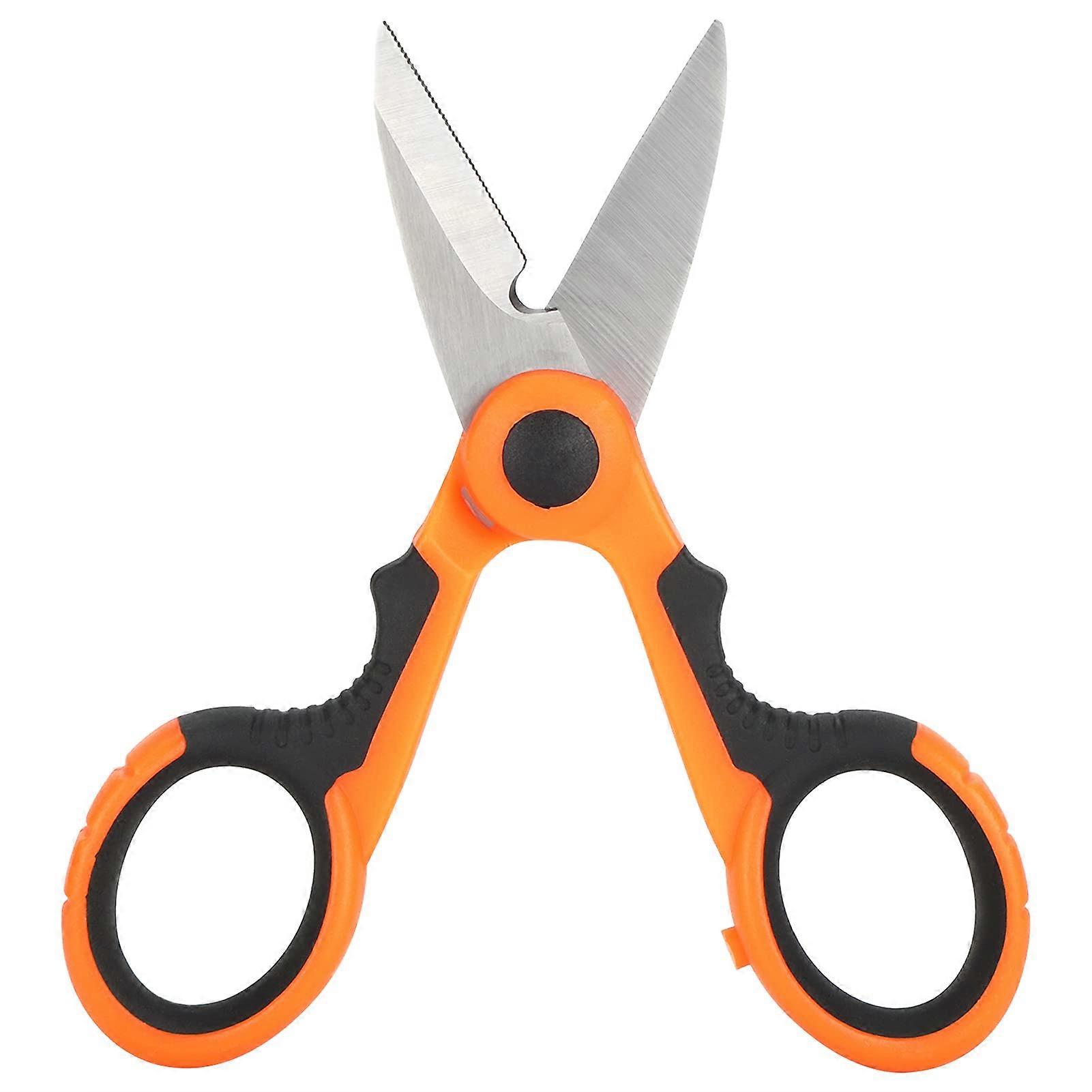 Scissors, Isolated Wire Channel Cutter Precision Edge  Hardness for Household Use