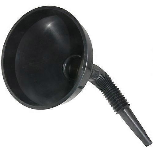 Plastic Filling Funnel with Strainer and Flexible Spout, 140 mm Diameter, Durable Plastic, 2-Piece Set
