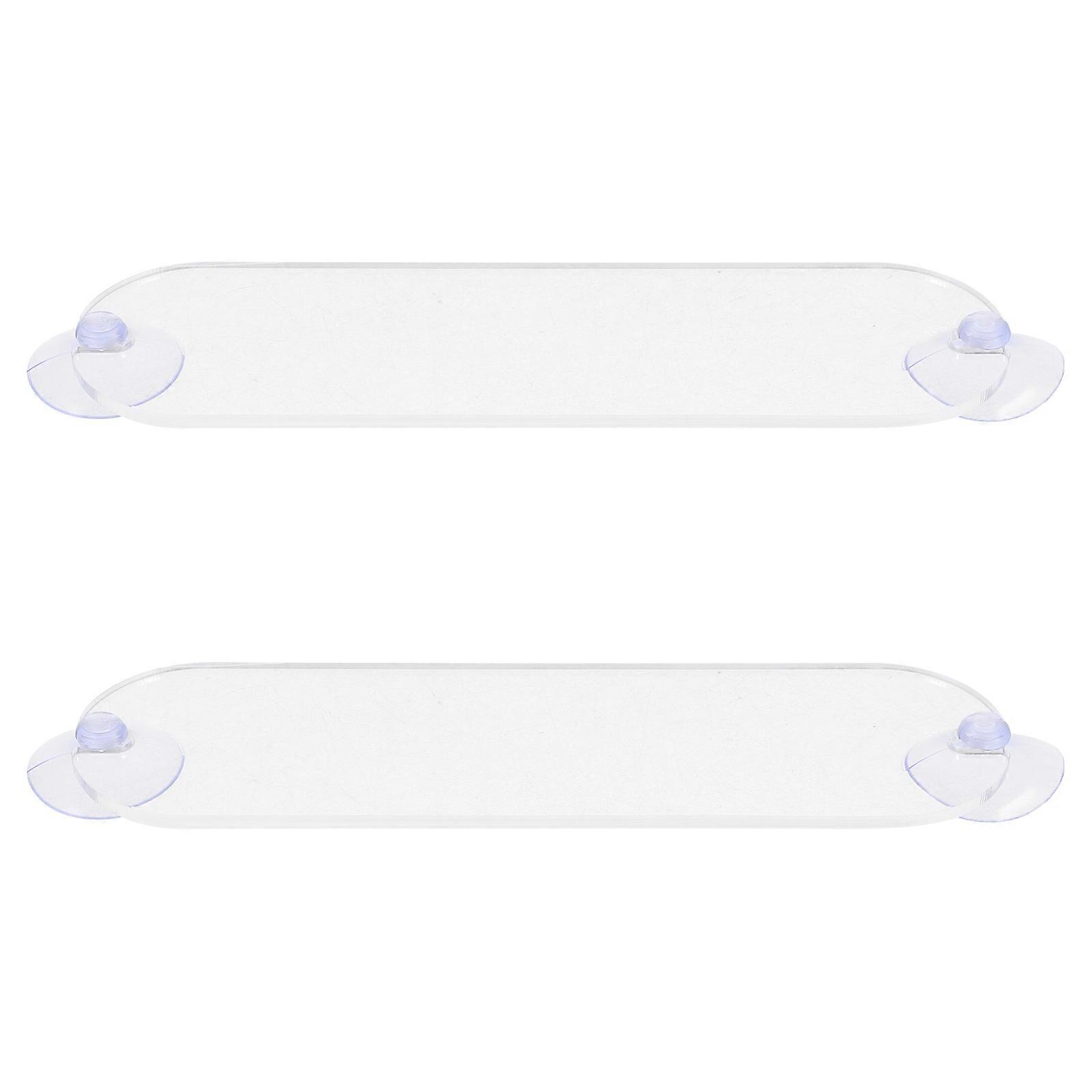 Transparent Acrylic Toll Pass Holder with Strong Suction Cups for Windshield – Fits Parking Permits and , Compatible with Cars, Trucks, SUVs