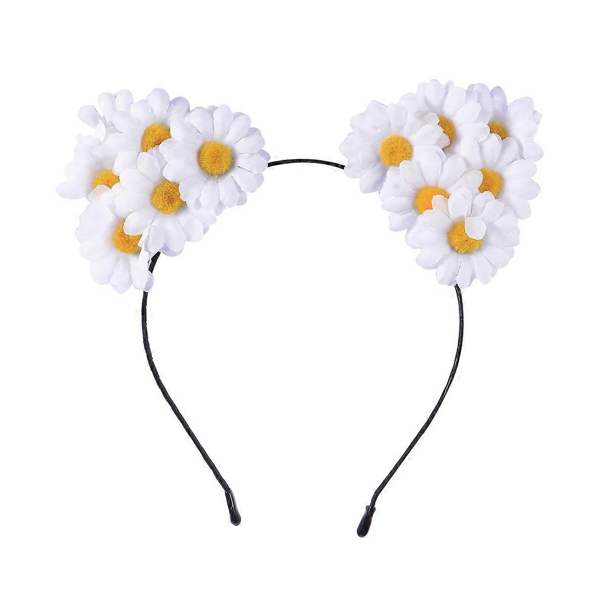 Children Hairband Cat Ears Design For Christmas Stage Performance 1Set