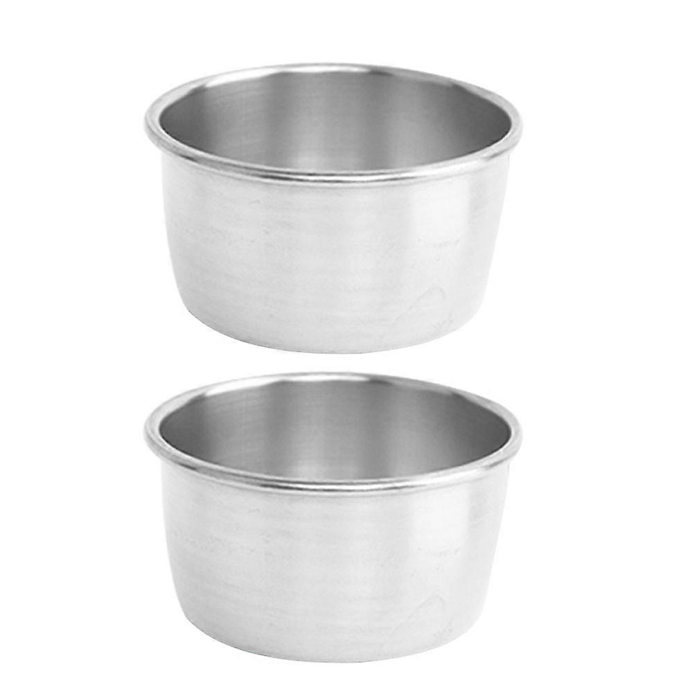 Stainless Steel Small Sauce Cups Multi Functional Condiment Dipping Bowls for Steak Gravy, Home Use, Parties and Banquets Serving