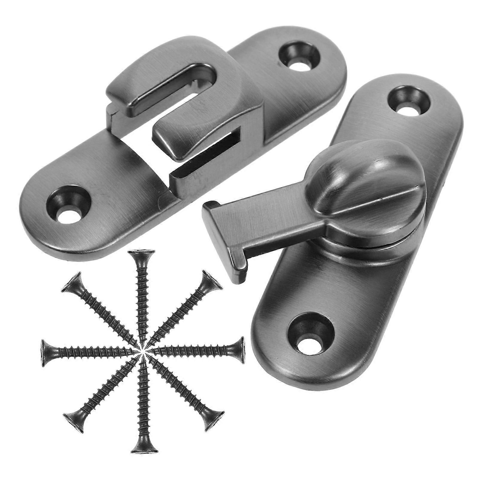 Stainless Steel Lock Buckle Sliding Door Latch For Use 8.00X2.50X2.00CM Security Feature 1 Set