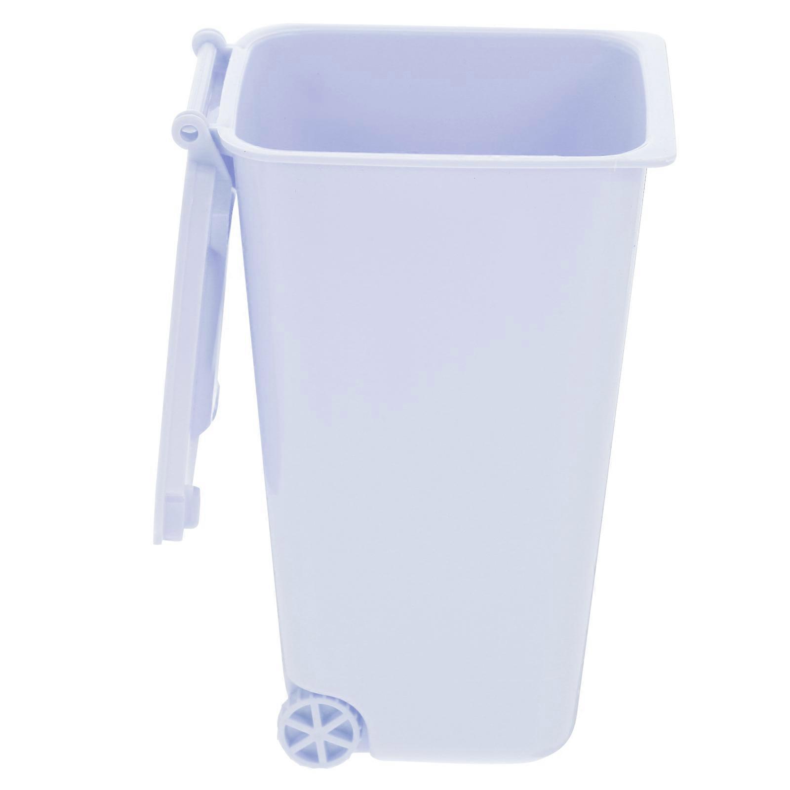 Desk Office Mini Waste Can Decorative Small Garbage Bin Table Organizer 1 Set