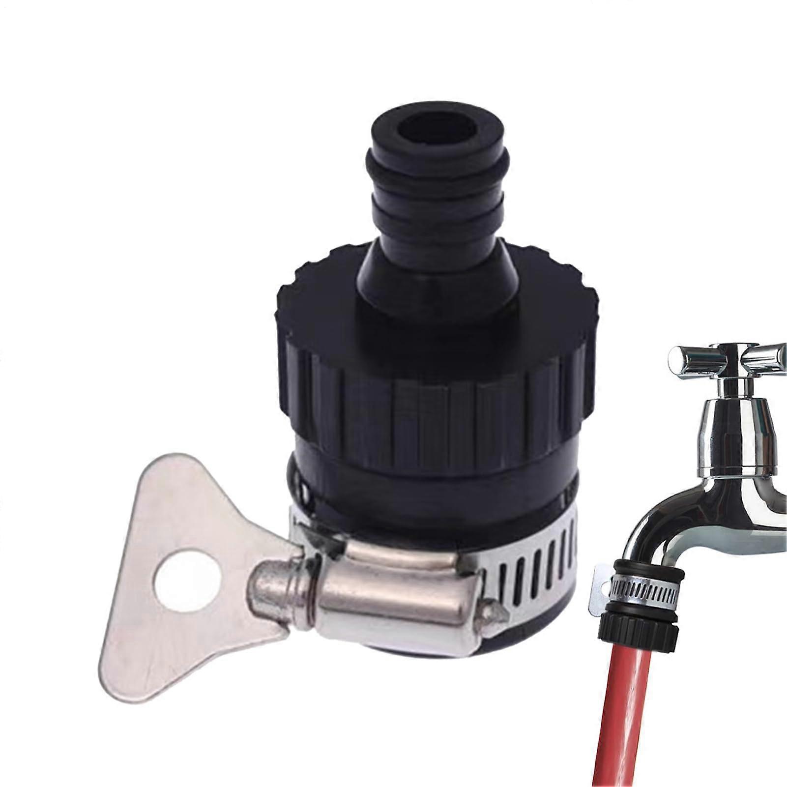 Tap Adapter Kitchen Adjustable Tap Connector To Hose Quick Connect With Rubber Seal Fits Kitchen And Bathroom