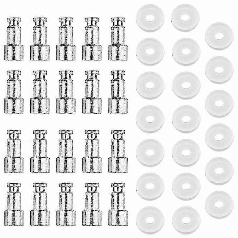 Universal Pressure Cooker XL Replacement Parts - 20-Pack Float Valve and Sealing Ring Set