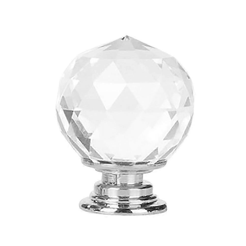 2025 20/30 / 40mm Kryształowe szkło Szafka kuchenna Szuflada Gałka Uchwyt do szafy