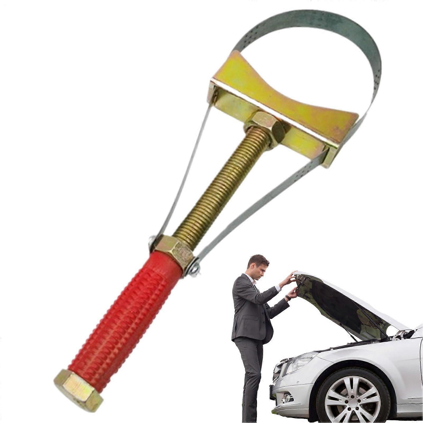 Adjustable Oil Filter Wrench - Universal Oil Filter Removal Tool, 3 Jaw Design, Heavy-Duty Grip, Compatible with Most Vehicles
