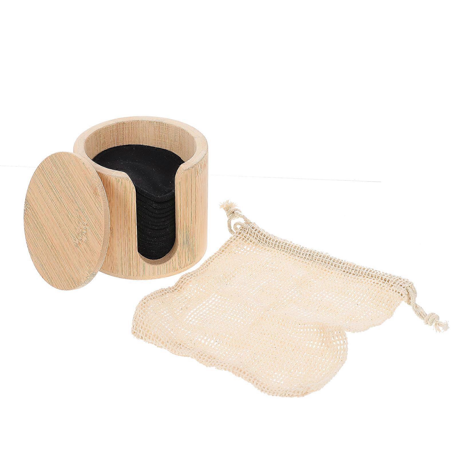 Here's a refined and professional product description for your **16pcs Reusable Bamboo Fiber Face Pads**:
### **16pcs Reusable Bamboo Fiber Face