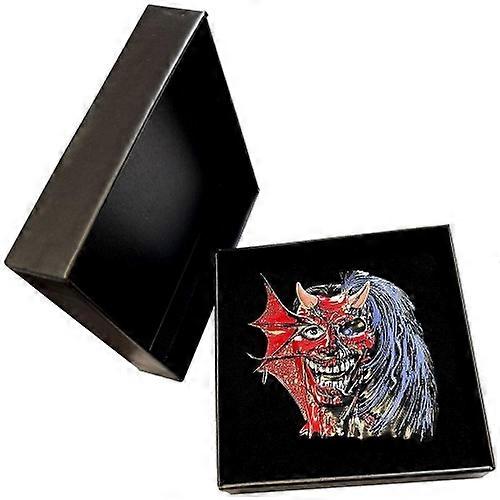 Iron Maiden Purgatory Pin Eddie Badge