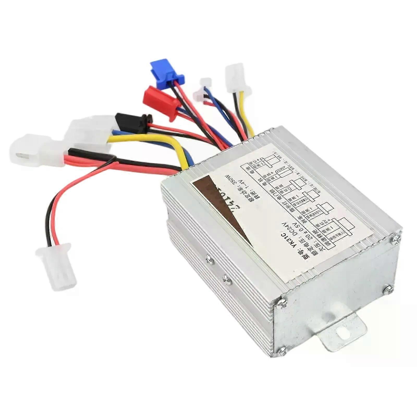 Reliable 24V/36V Brushed Motor Controller for Electric Bicycles 350W Control Unit with User Friendly Interface
