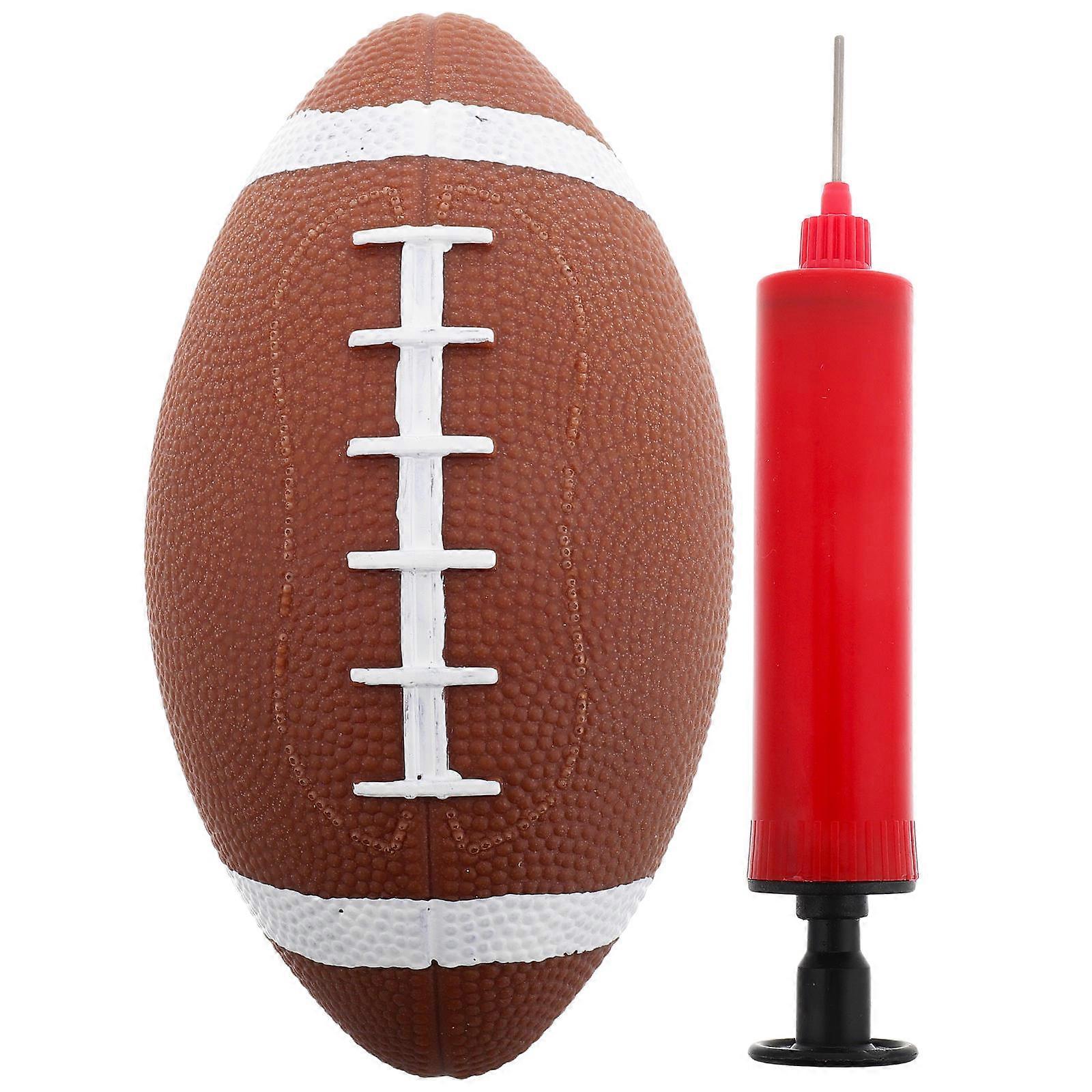 1 Set Inflatable Youth Soft Football for Outdoor Games, Team Training, Party Favors, Schools, Parks, Beaches