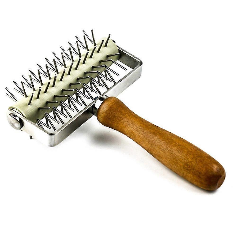Dough Spike Roller Wheel för Bread Pie Pizza Pasta Hole Maker