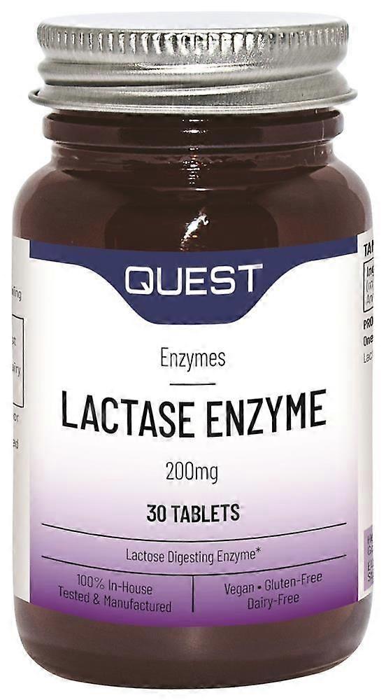 Quest LACTASE 200mg 30 Tablets - 3 Pack