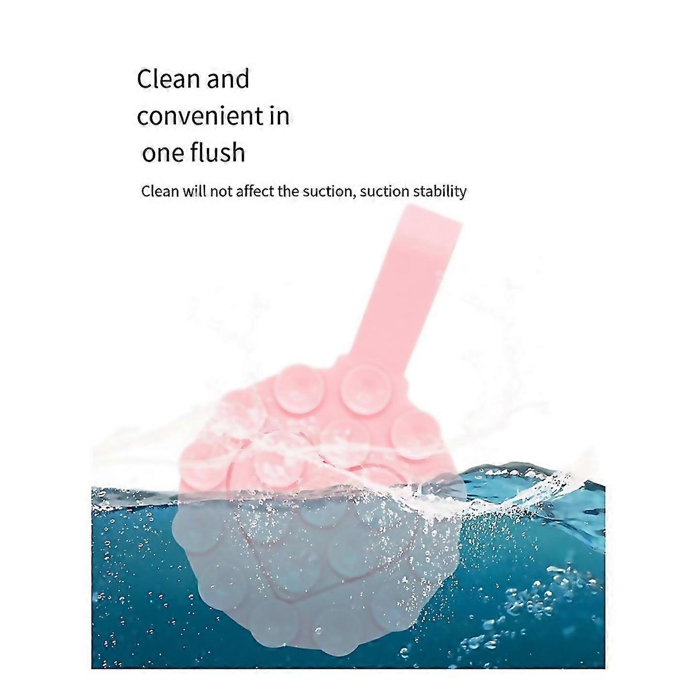 For Double Side Suction Cup Phone Case Holder Silicone Handle Holder