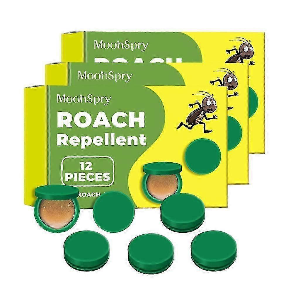 Kackerlackbetesstationer, Naturligt kackerlacksavvisande, Kackerlacksfällor inomhus/utomhusbruk, 12st