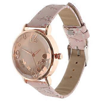 Floral Women Watch Fashionable Female Wrist Watch Elegant Quartz Watch for Girl