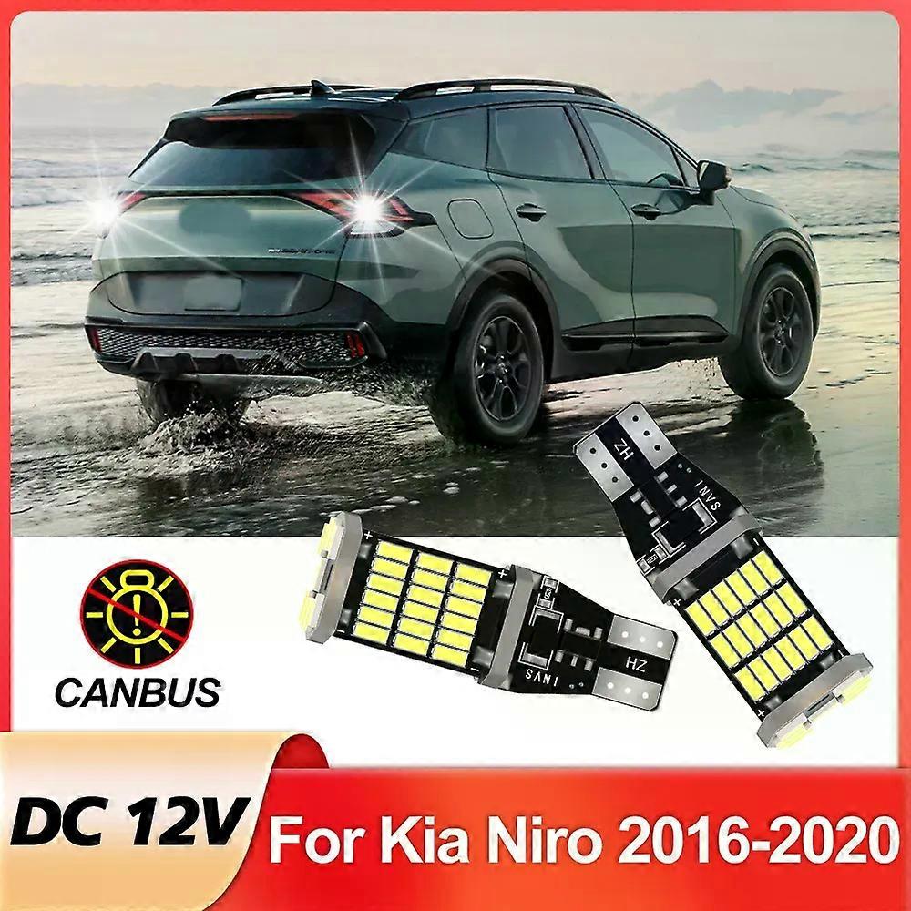 2pcs LED Reverse Light For Kia Niro Accessories 2016 2017 2018 2019 2020 Backup Back Up Lamp