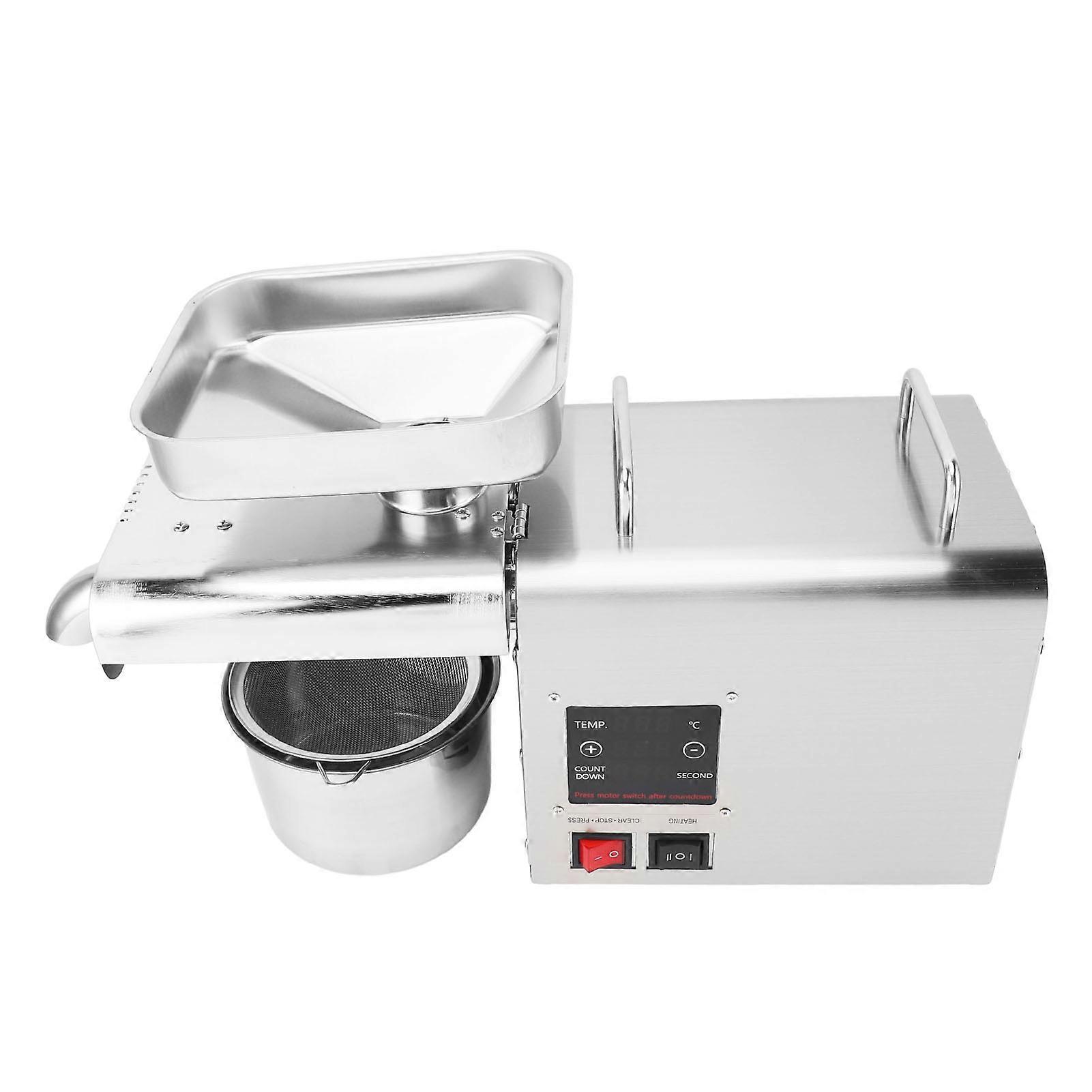 Fully Automatic Stainless Steel Oil Press Machine 220V 0.7kWh