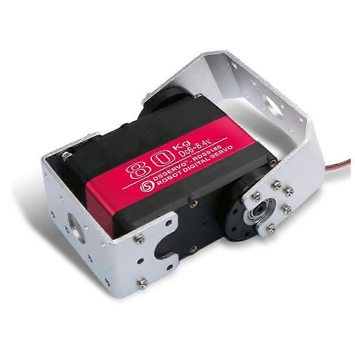 high torque digital servo RDS5180 80kg dual axis metal with bracket
