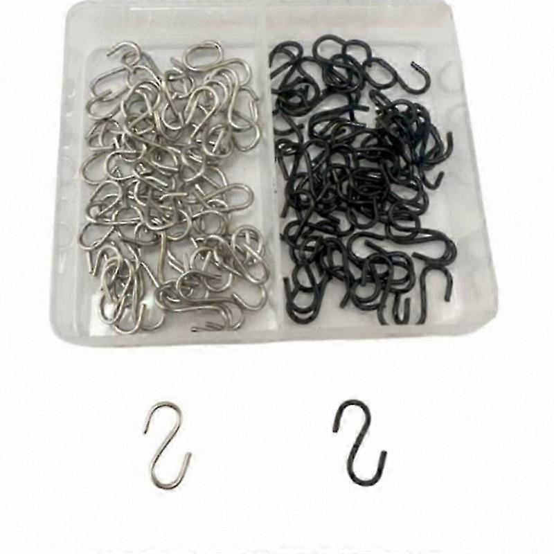 Stainless Steel S-Hooks (100 pcs)