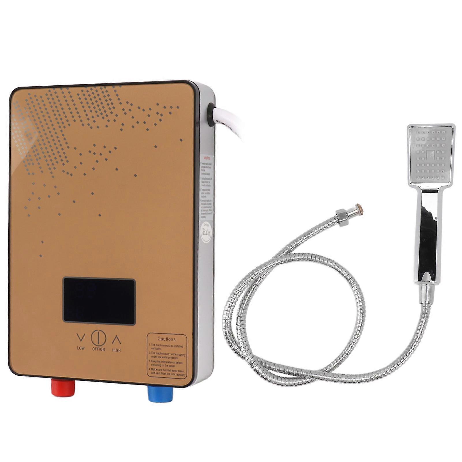 4500W 110V Durchlauferhitzer mit Touchscreen-Duschset