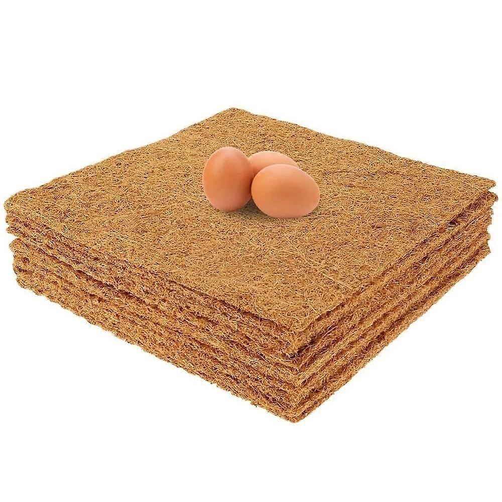 Chicken Nesting Pads 40 Pieces Natural Coconut Palm Nest Bedding Mats For Laying Eggs Poultry Supplies