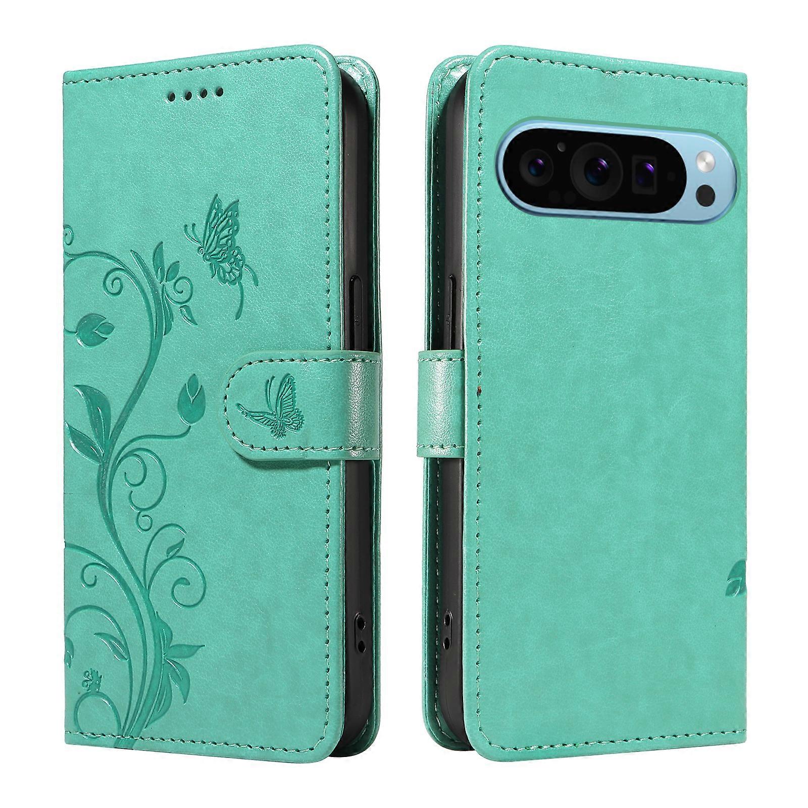 Compatible For Google Pixel 9 Pro / Google Pixel 10 / Google Pixel 10 Pro / Google Pixel 9 PU Leather Cases Flower Pattern Wallet