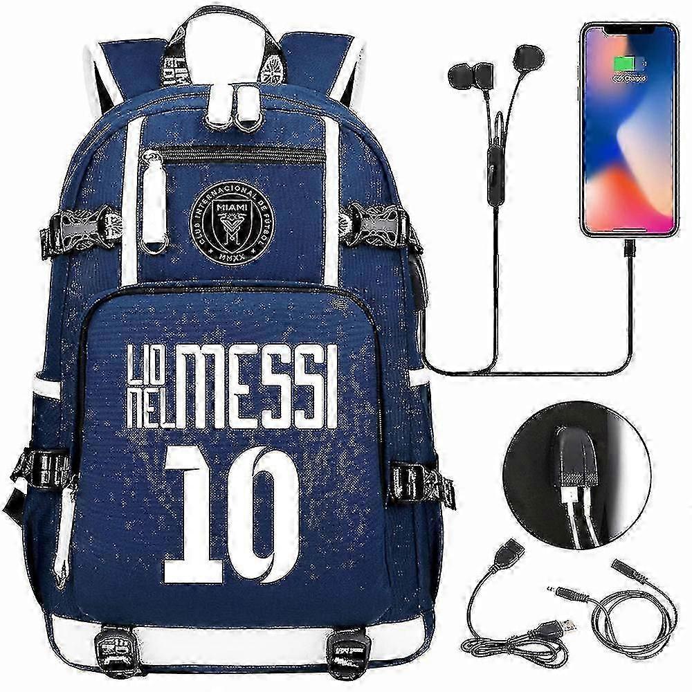 サッカーメッシバックパック|広々とした防水トラベルバッグ|USB充電器付きブラックスクールバッグ|旅行や学校の高品質に最適