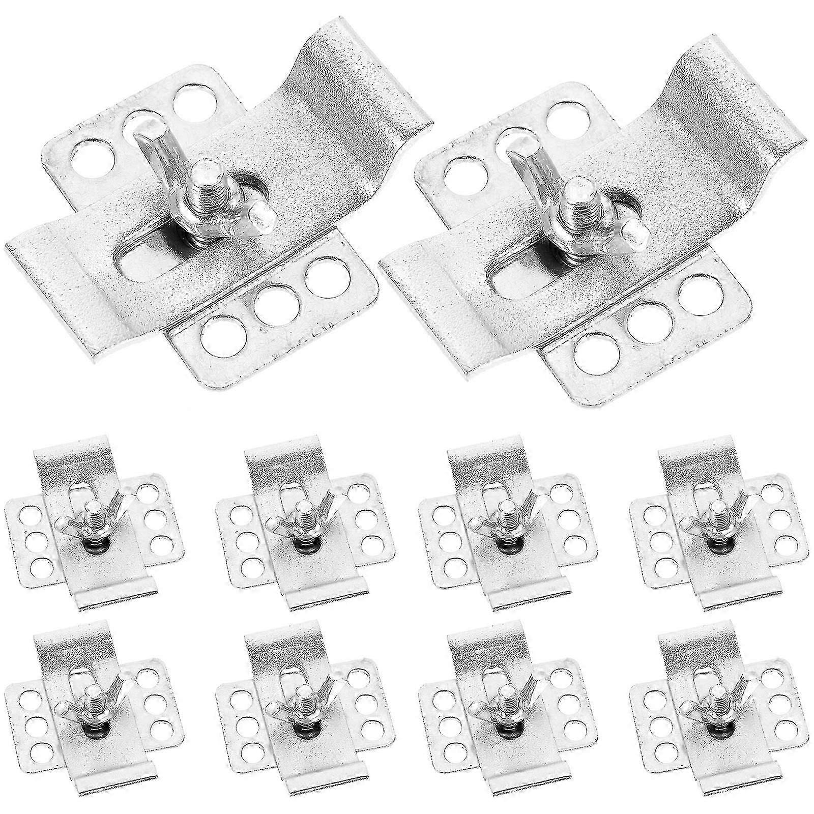 10 Sets Undermount Sink Clip Wash Basin Support Clamp Countertop Repair Kit