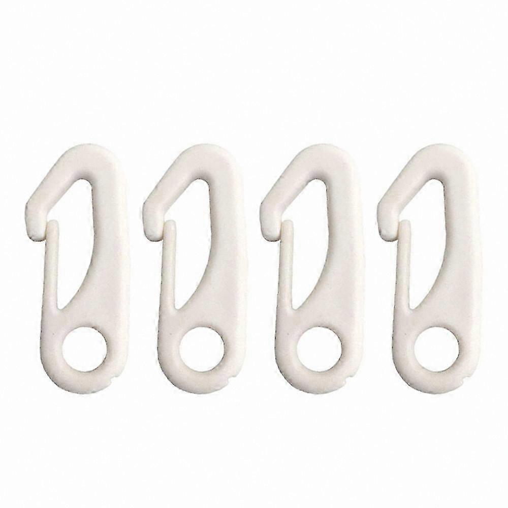 4-Pack Nylon Flagpole Clips for Securing Flags with Strings