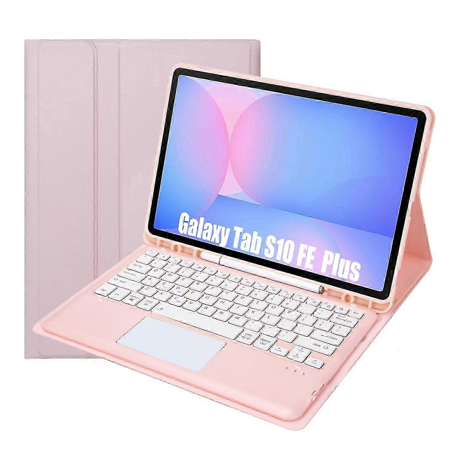 A820B-A Touch Pad Detachable Bluetooth Keyboard Leather Tablet Case 2025