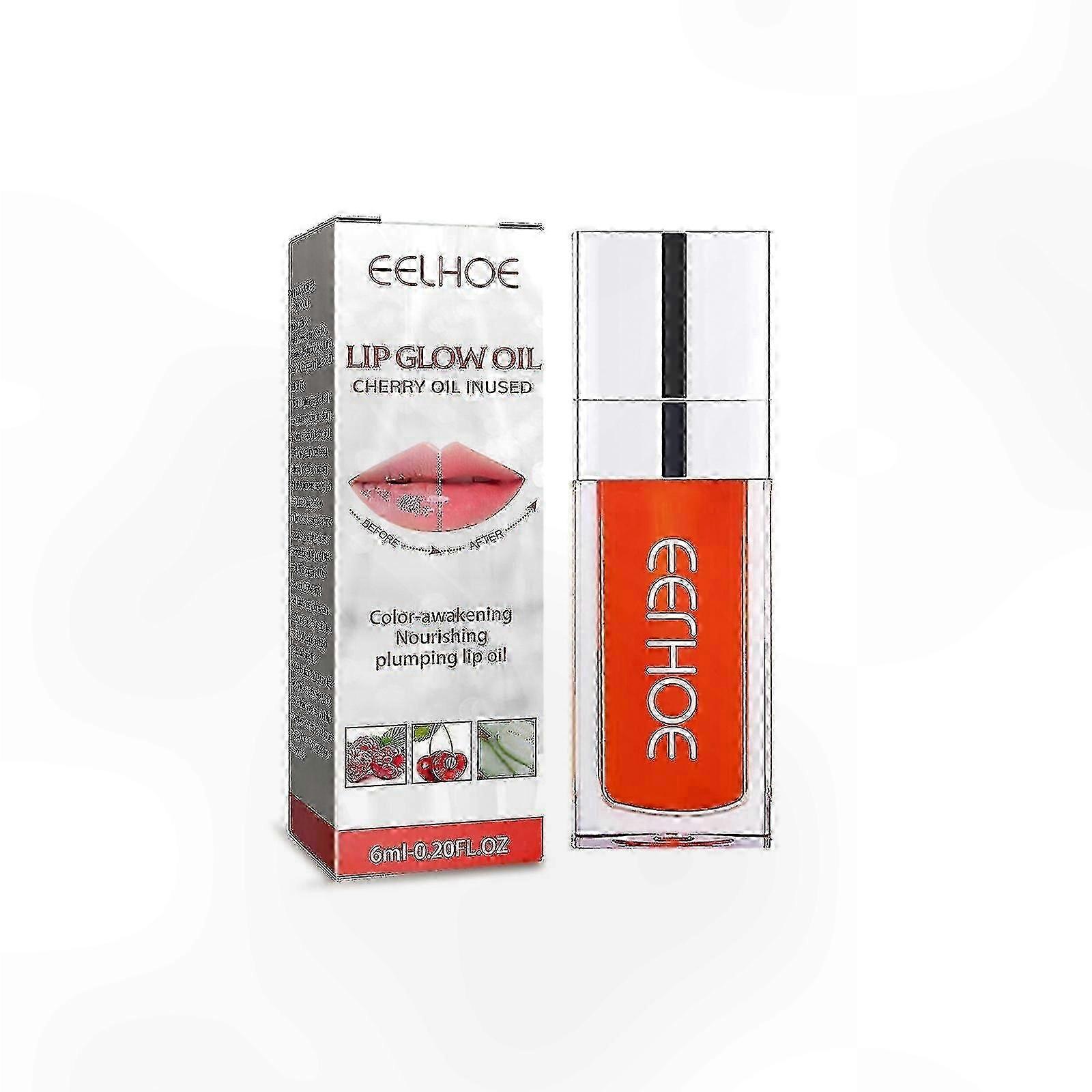 Moisturizing Lip Gloss Oil for Volume Enhancement and Line Smoothing with Light Reflective Shine