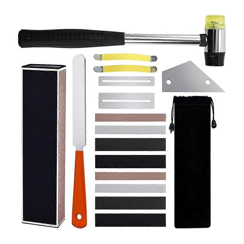 17Pcs Guitar Luthier Tools Set, for Guitar