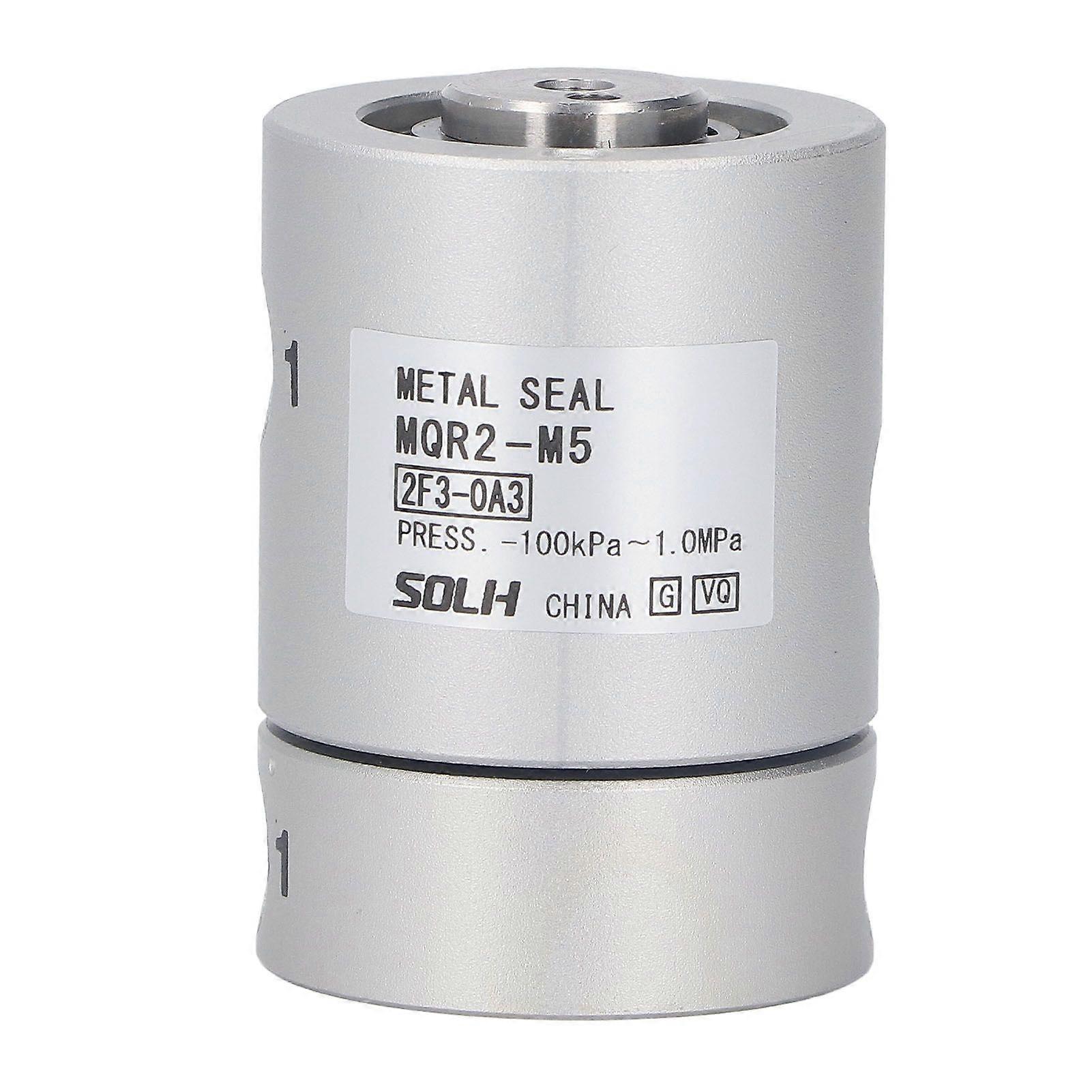 Pneumatic Rotating Connector Aluminum Alloy Multi Channel High Speed 360 Rotating Connector MQR2 M5