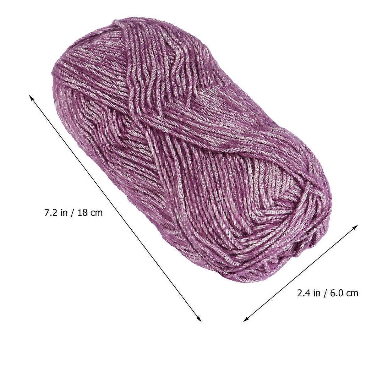 Cotton Rope for Scarf Thread DIY Crafts Purple