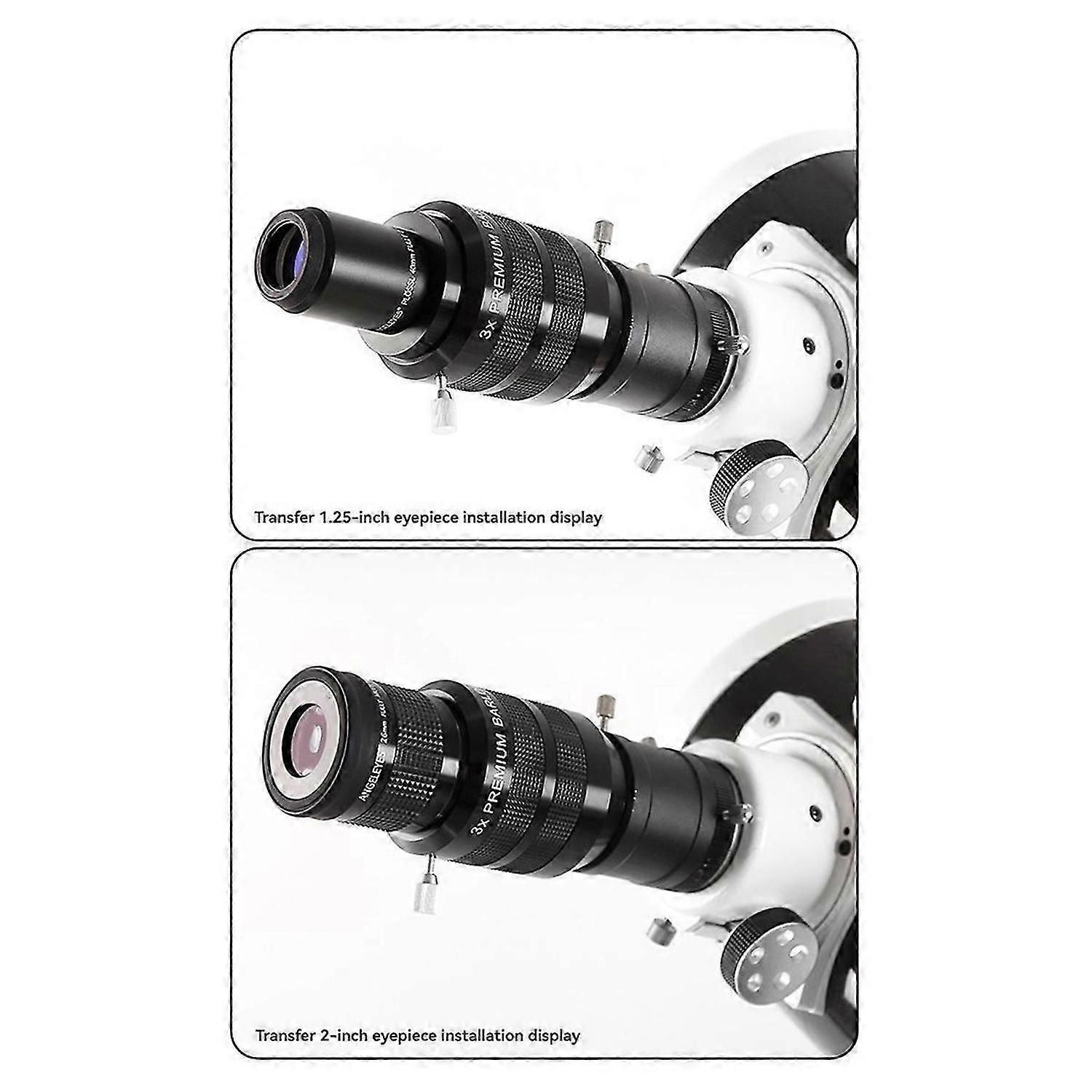 Oculaire Barlow 2 pouces 3x