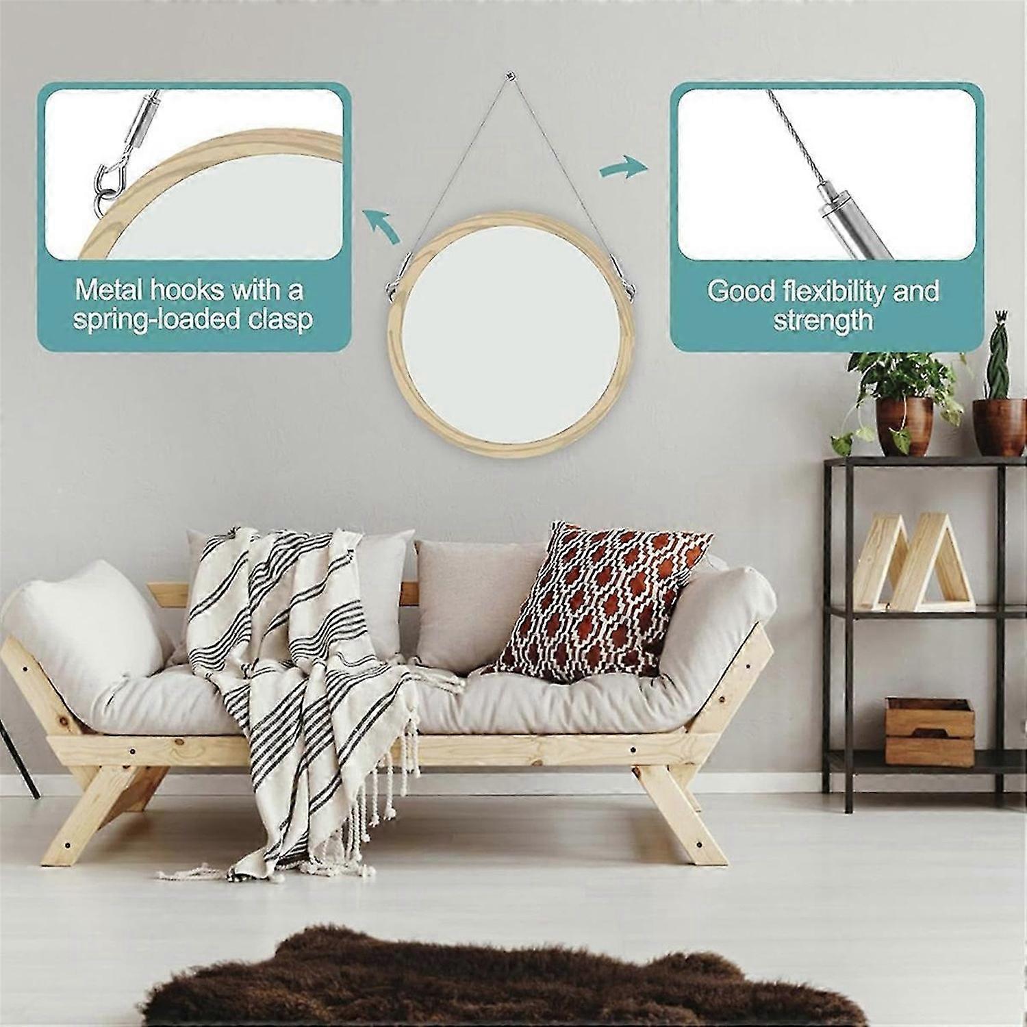 4PCS Adjustable Picture Hanging Wire Kit,,3.3FT 6.6FT