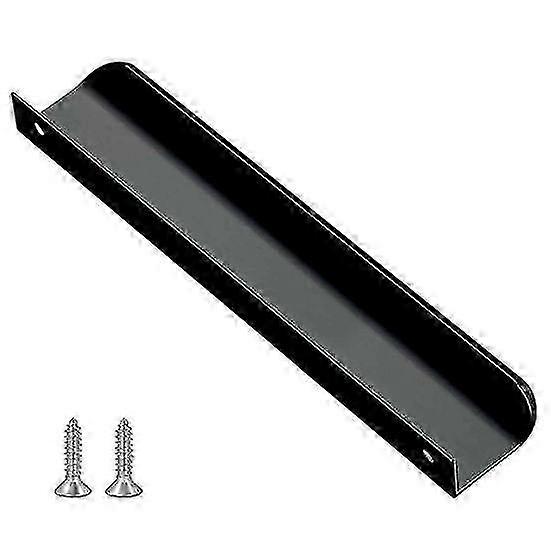 Finger Pull Cabinet Handle Rustproof Polished Surface Rounded Edge Finger Cabinet Pull Concealed Handle