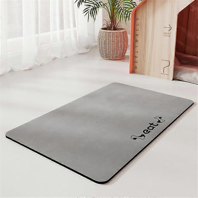 Water Absorbent Pet Feeding Mat NonSlip Placemat For Dogs And Cats Minimalist Style Bowl Mats