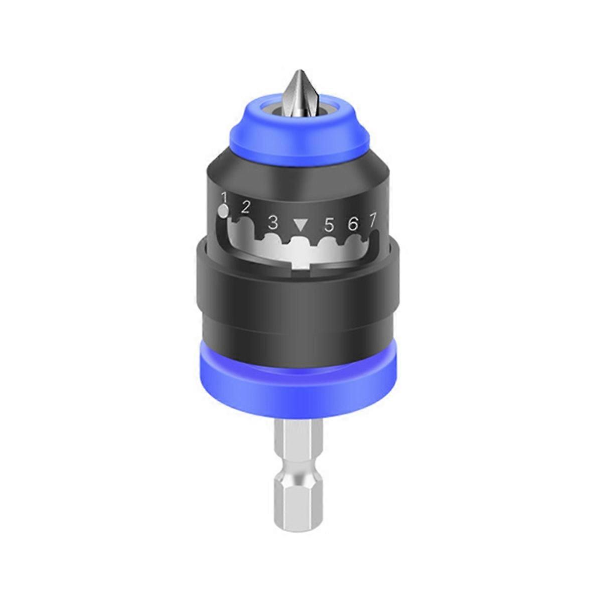 Gypsum Board Batch Head Adjustable Depth Positioning Batch Head Nozzle Electric Batch Head Screw Locator Blue Black