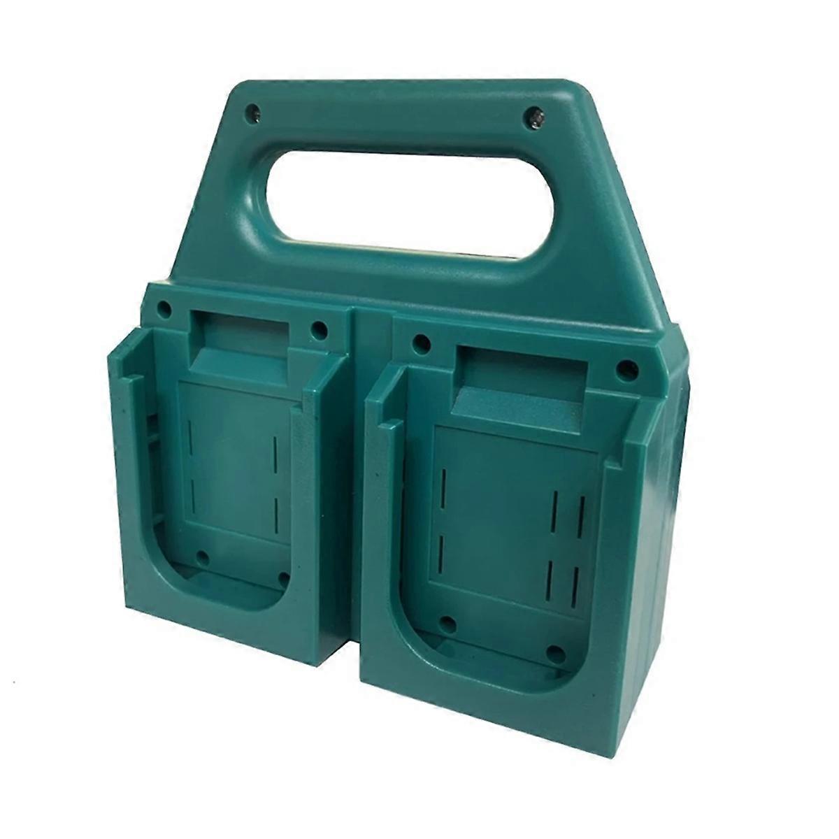 Lithium Battery Mount Holder for 18V Li-Ion Battery BL1830 BL1860 Equipped with Charging Function EU Plug
