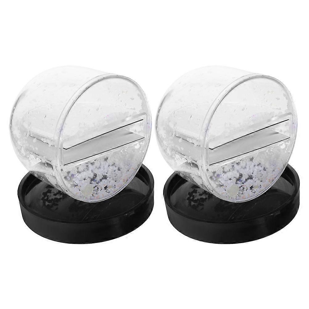 Clear Horizontal Sublimation Photo Snow Globe DIY Kit 4Pcs